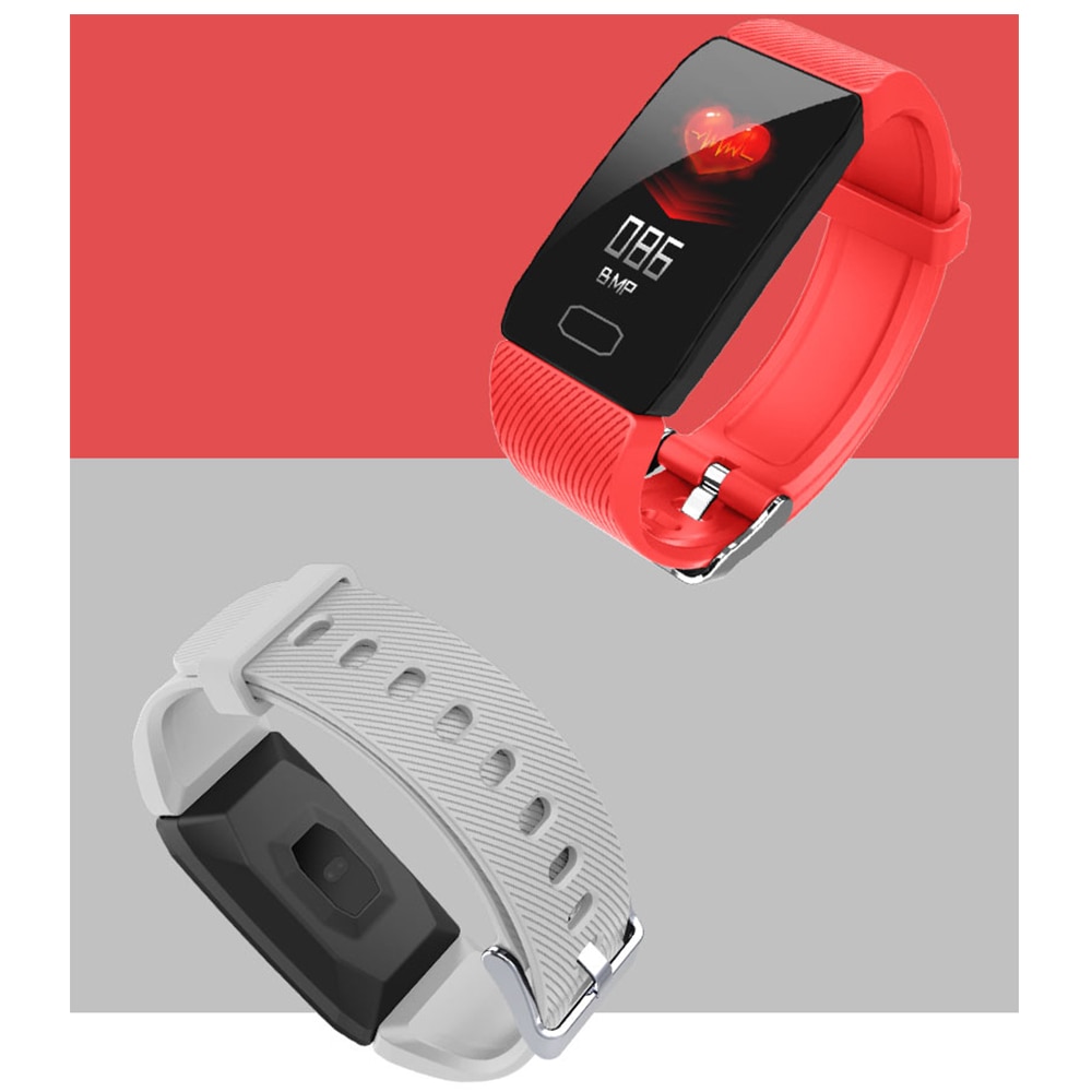 Q1 Clever Fitness Schrittzähler 1,14 zoll Farbe Herz Bewertung Monitor Fitness Tracker IP67 Wasserdichte Sport Schrittzähler Männer Frauen