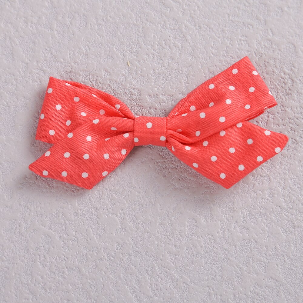 Pinzas para el pelo de lunares para niña, lazos para el pelo, pasador infantil, horquillas para niño pequeño, accesorios para el cabello para bebé Kawaii: A7NSFB-9988C-4