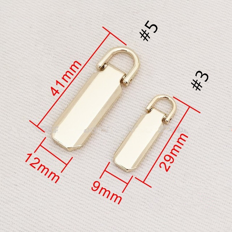 10 Pcs Rits Fixer Reparatie Pull Tabs Instant Kit Broek Repacement Gegoten Sliders Diy Naaien Accessoires Ritsen HYZ9266: Color 4 / NO. 3