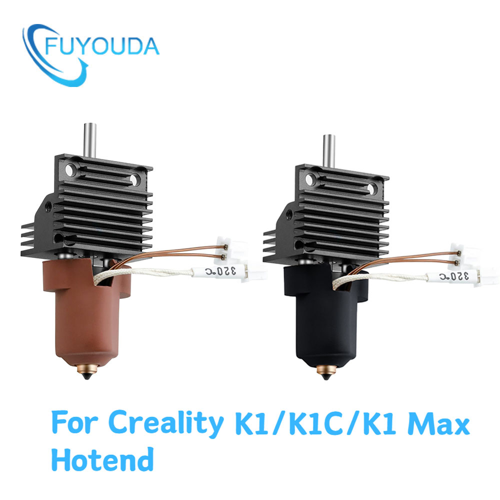 per Creality k1c k1 Max Hotend kit blocco riscaldante in ceramica Accessori 3d Aggiornamento caldo fine Assemblaggio Dissipatore di calore kit ugelli unicorno