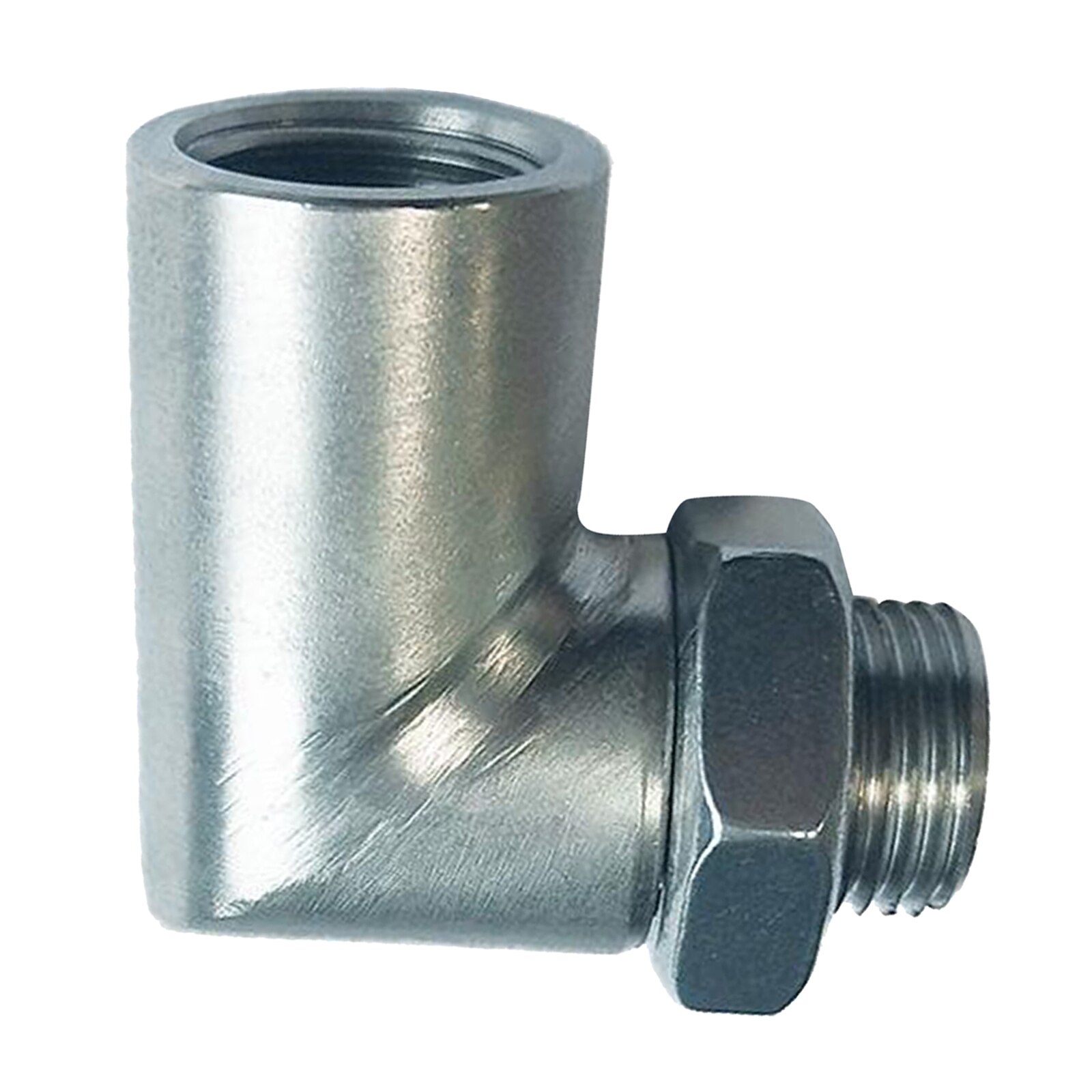 Stainless Steel Car O2 Angled Extender Spacer M18 x1.5,Universal for Any Thread Size of 18mm
