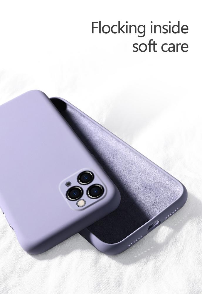 Mobile phone case fine hole full coverage camera liquid silica gel is suitable falling protection cover