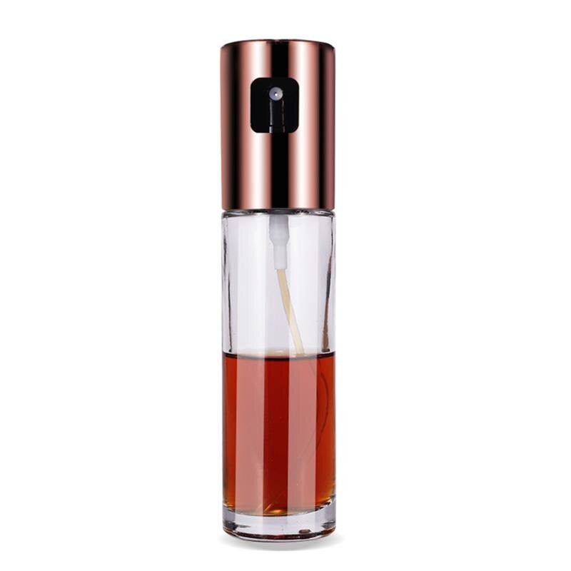 Olie Spray Fles Koken Bakken Azijn Mist Spuit Barbecue Spray Fles Voor Thuis Keuken Koken Bbq Grillen Roosteren Tool: Rose gold