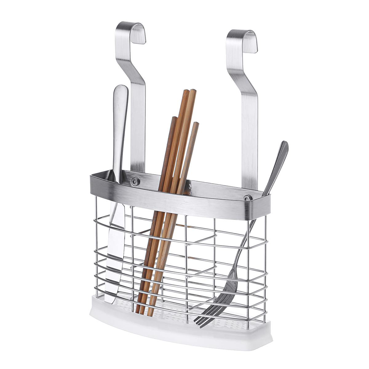 8 Soorten Rvs Keuken Organizer Multifunctionele Schotel Droogrek Muur Opknoping Opslag Houder Servies Plank Afdruiprek