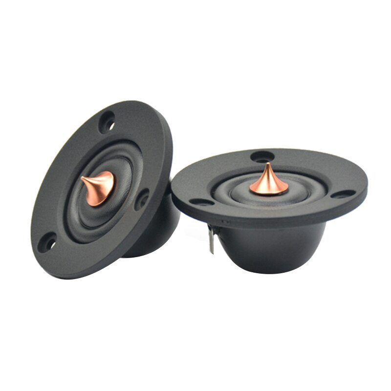 2 Tweeter Da 1.5 Pollici 6 Ohm 30W Con Cupola In Seta E Magnete Al Neodimio, Dissipatore In Alluminio, Per Diffusori HiFi