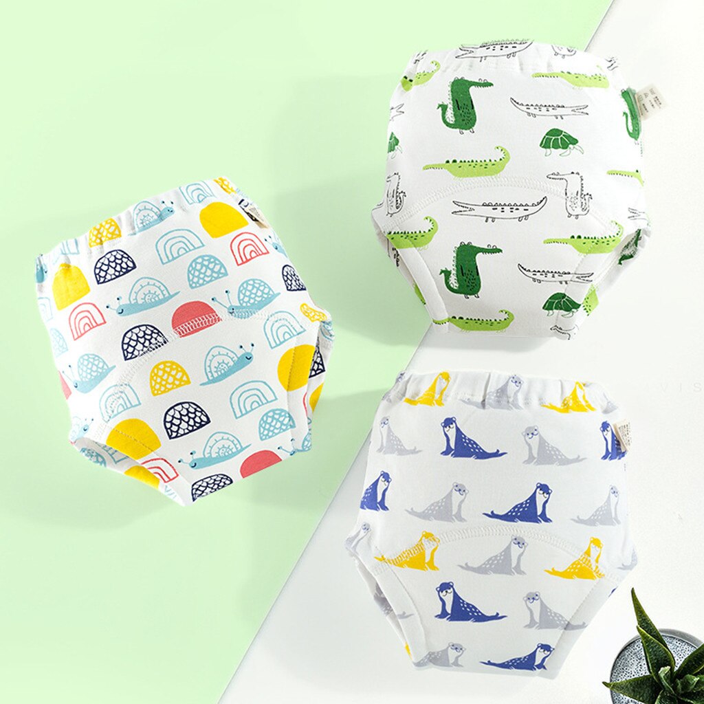 Cute Cartoon Baby Washable Cloth Diaper Cover Adjustable Nappy Reusable Cloth Diapers Available 0-1 Years 11-15kg Baby#P30