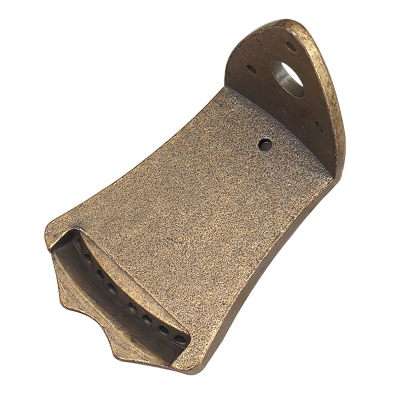 Brons Metalen Driehoek Mandoline Staartstuk Onderdelen Voor 8 String Gebogen Top Mandoline Vervanging