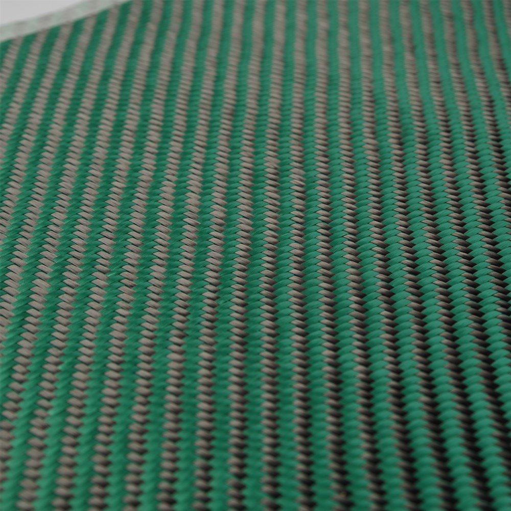 Carbon Aramid Fiber Hybrid Fabric Cloth 3K Carbon Fiber Aramid Fiber 190gsm 0.2mm Thickness
