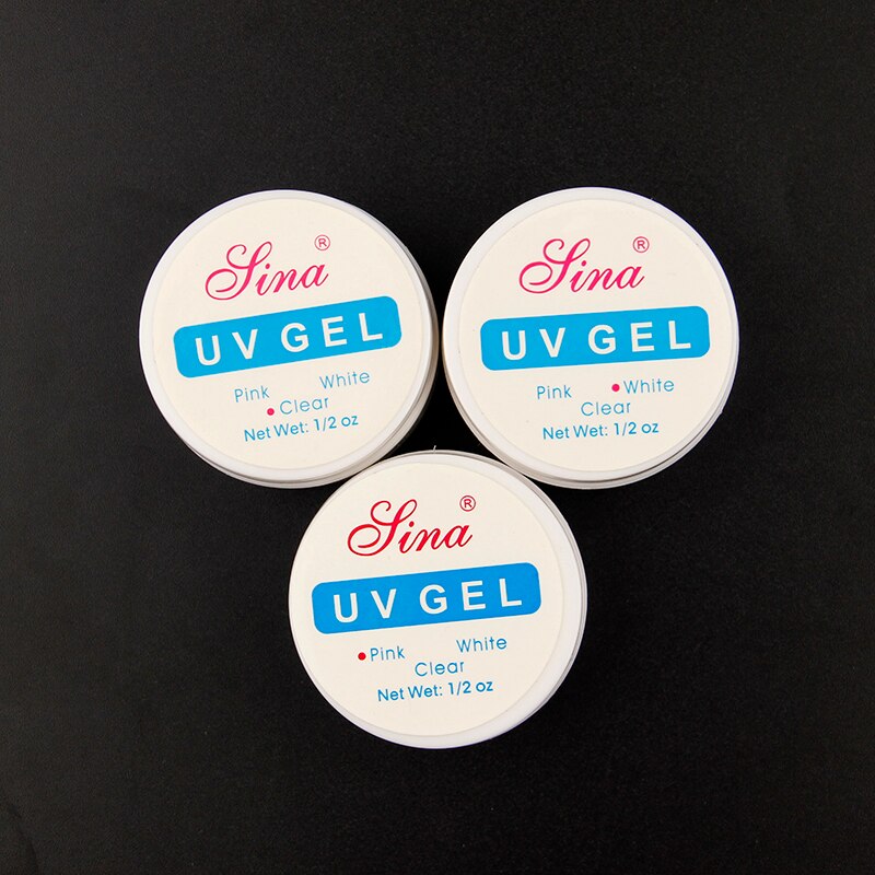 14g/ box extension gel pink/hvid/klar nail extend lim nail art uv building gel negle gel lak til negle former akryl tips