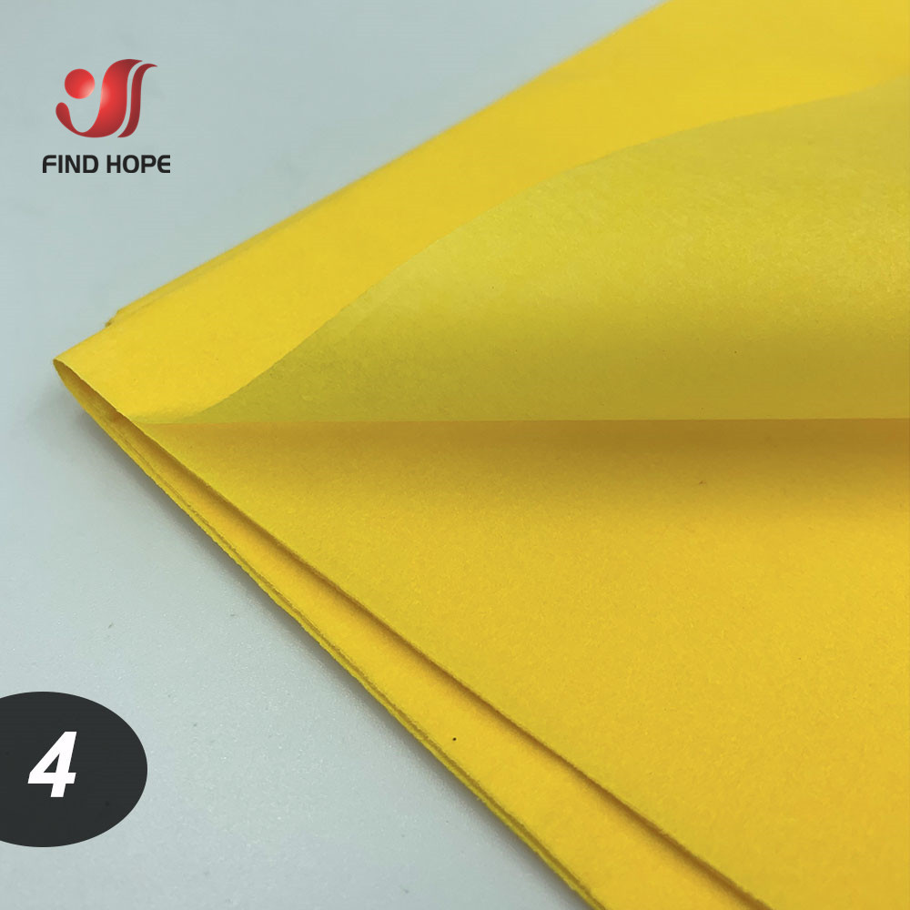 10 ark/pose syrefrit silkepapir indpakningspapir emballage blomster boligindretning festlig & fest bryllup gør-det-selv forsyninger 50 cm x 75cm: L / Gul