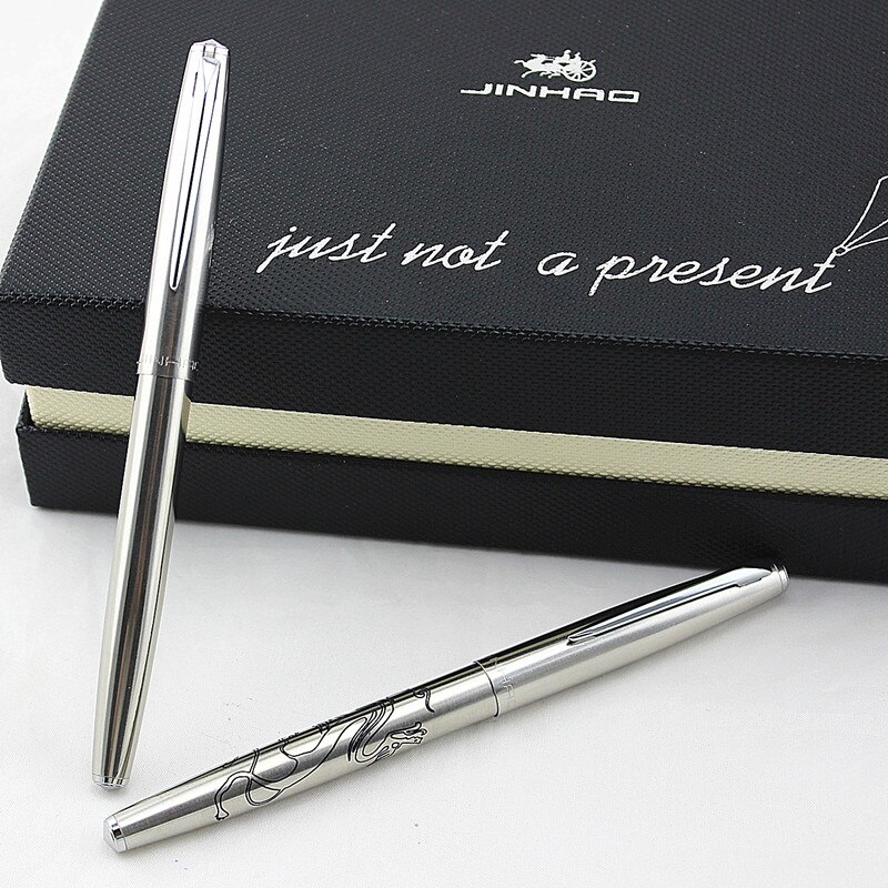 Financial Tip 0.38mm Extremely Fine Fountain Pen Stainless Steel Classic Body Jinhao 911 School Office Writing Stationery