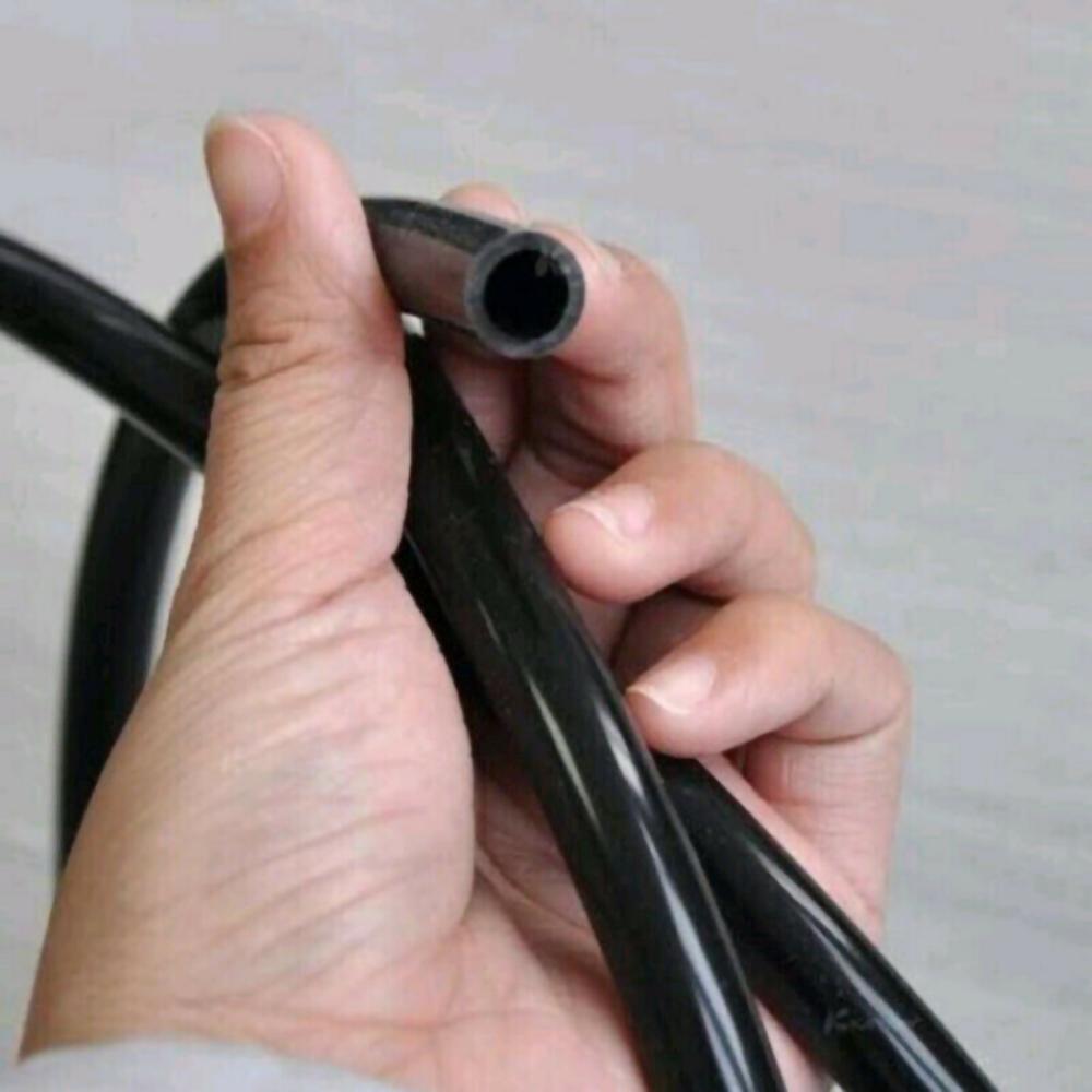Universal Rubber Reinforced Fuel Hose Tube Pipe Line Black for Petrol Oil for Diesel Motorcycle 5mm Fuel Air Vacuum Hose