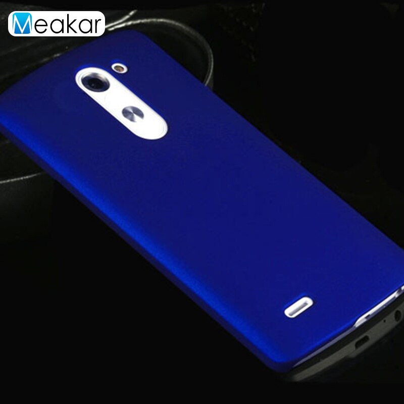 Funda de plástico mate 5.5para Lg G3 Stylus funda para Lg G3 Stylus Dual D690 D690n D693n Coque trasero de teléfono funda: For G3 Stylus Dual / blue