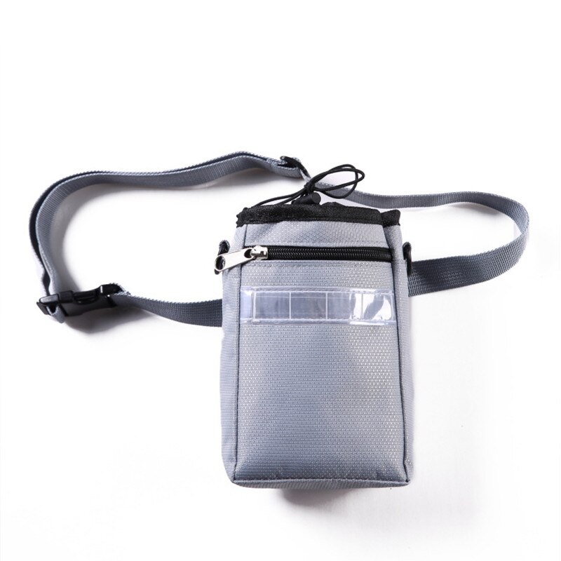 Handsfree Pet Hond Kat Running Jogging Gewatteerde Taille Riem Reflecterende Strip Elastische Leash Perfecte Walking Training Hondenriem Set: Gray Bag