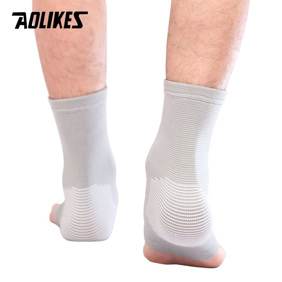 AOLIKES – Support de cheville élastique de Compression, 1 paire, protecteur de cheville respirant pour le basket-ball