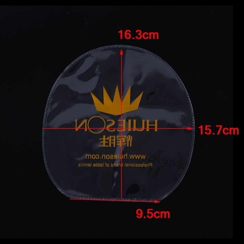 4 pces segundo tênis de mesa película de proteção de borracha para raquete de ping pong para raquete de ping pong 16.3cm x 15.7cm x 9.5cm
