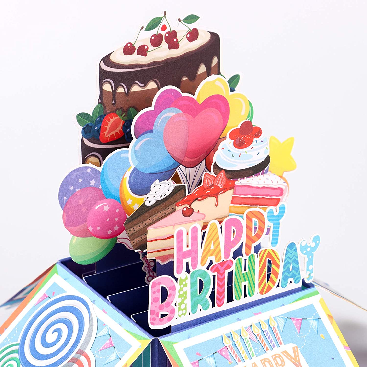 3D Birthday Pop Up Card, Happy Birthday Card, Baby Baptism Card, Birthday Greeting Card, Handmade Pop Up Birthday Card - For Kid