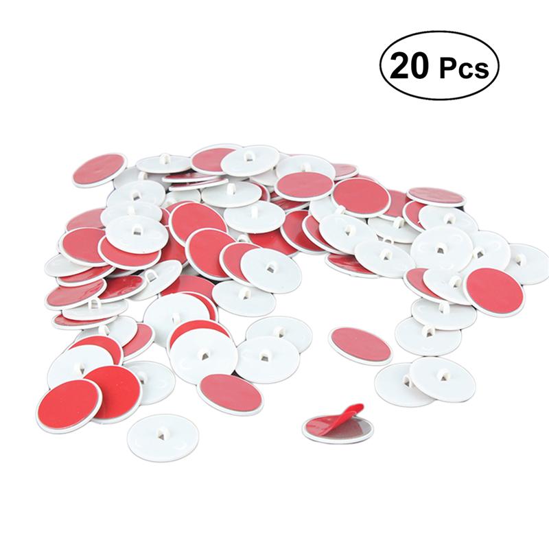 20pcs Ceiling Stick Adhesive Hooks Ball Hanging Tools for Window Ornaments Wedding Room Decorations Years Eve Party Supplies