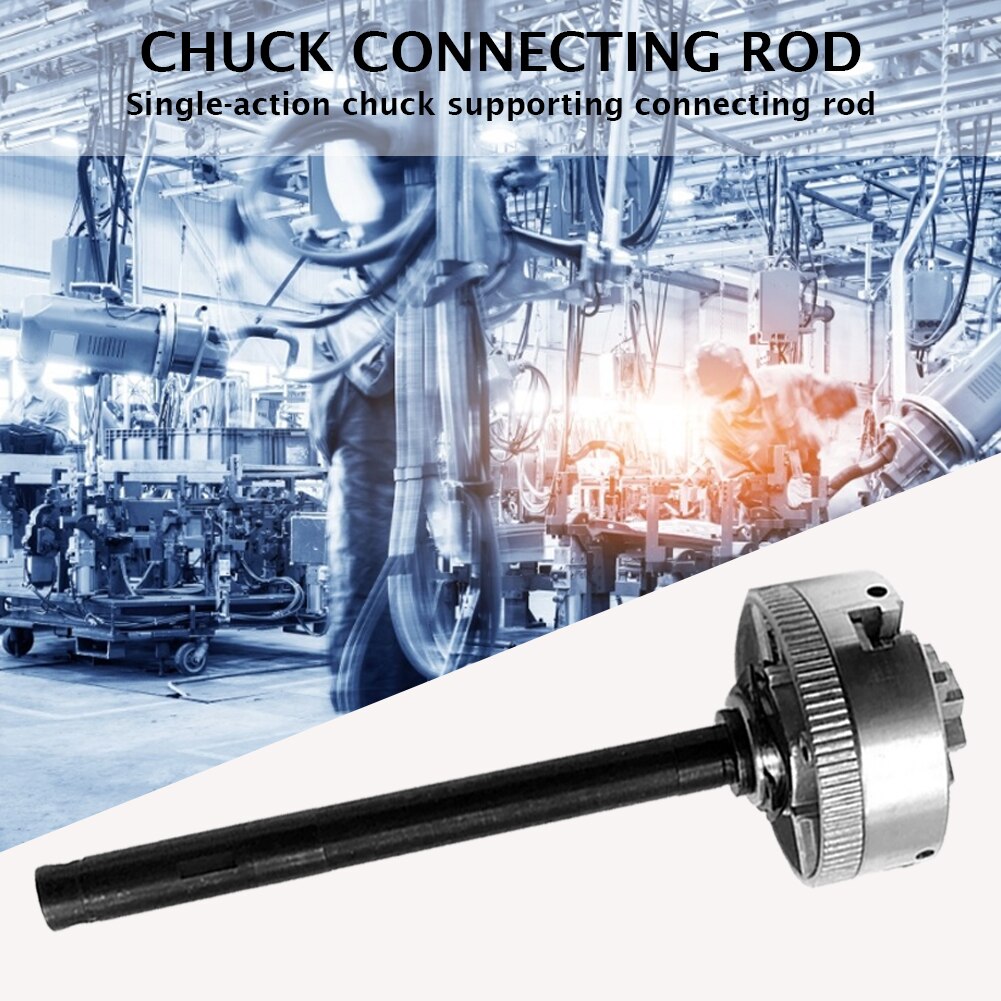 Self-Centering Steel Lathe Chuck There/Four Jaw Woodworking Chuck Connecting Rod Tough Easily Carrying Lightweight Tool