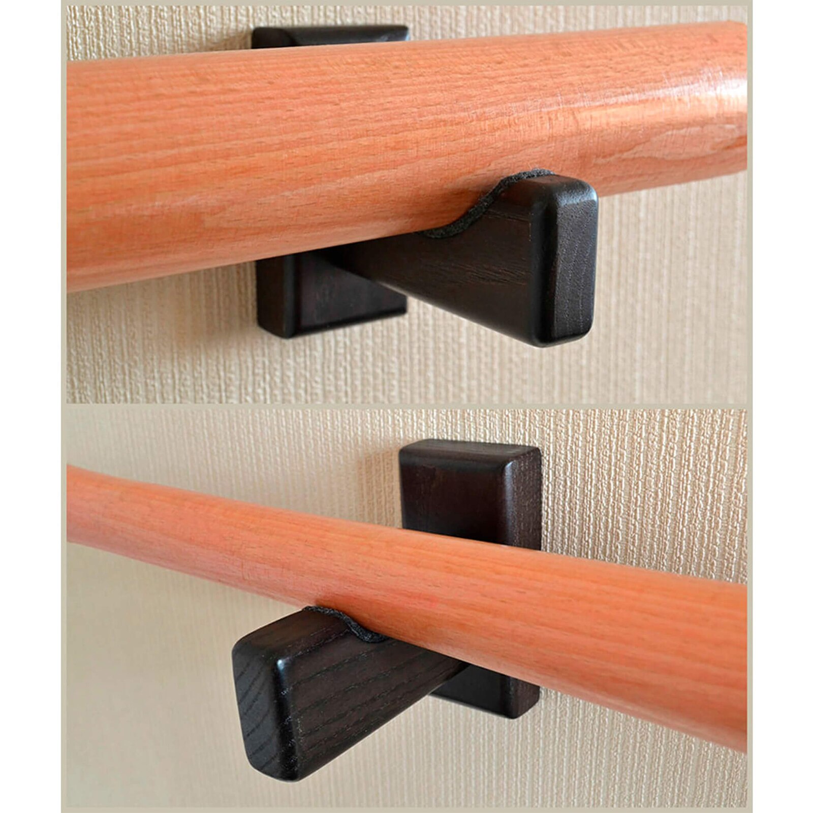 Ergonomic Baseball Bat Rack for Wall Wooden Rack Wall Mount Display Case Horizontal Wall Rack Bat Storage Shelf Beisbol