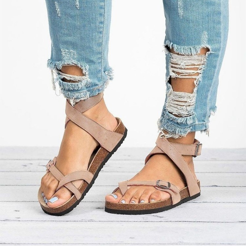 Vrouwen Sandalen Zomer Slippers Mode Rome Schoenen Vrouwen Klassiekers Platform Wiggen Hak Dames Enkelband Gladiator Sandalias