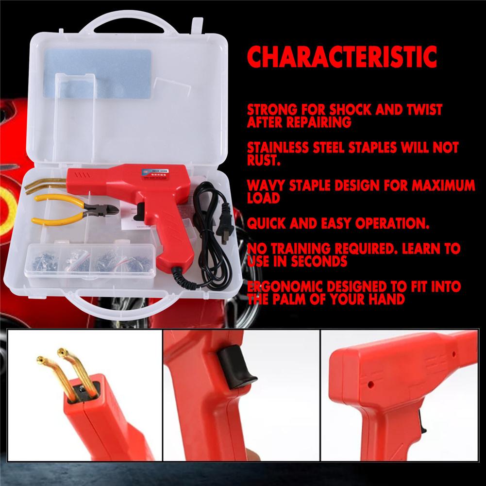 50w Portable Plastic Welding Machine Garage Tool Nail Machine Stapler Pvc Repair Machine Car Bumper Repair Welding Tool