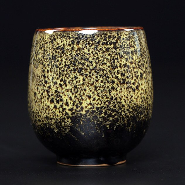 Ugnsbyte glaserad tekopp stor storlek keramisk tekopp 150ml dricka resor drinkware porslin kaffemugg: B