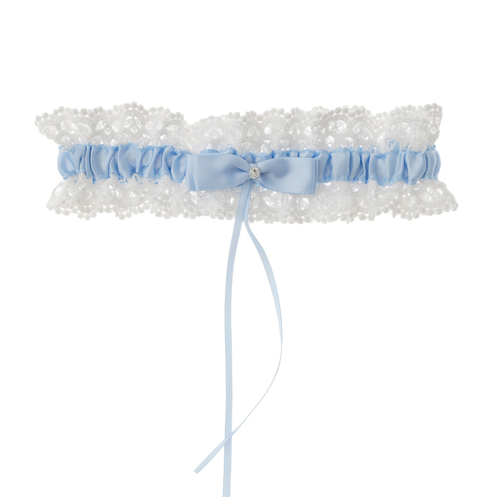 Kleurrijke bruiloft kousenband bruids douche bruid aandenken kant bloemen strass boog sexy vrouwen been kousenband dij ring dij kousenband