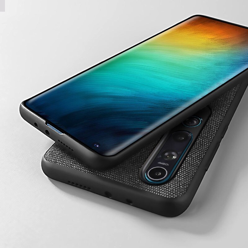 per Xiaomi Mi 10 di Caso di Xiaomi Mi 10 pro Caso Della Copertura MOFi Originale Tessuto Protettivo Posteriore Del silicone Antiurto Fundas Lusso coque