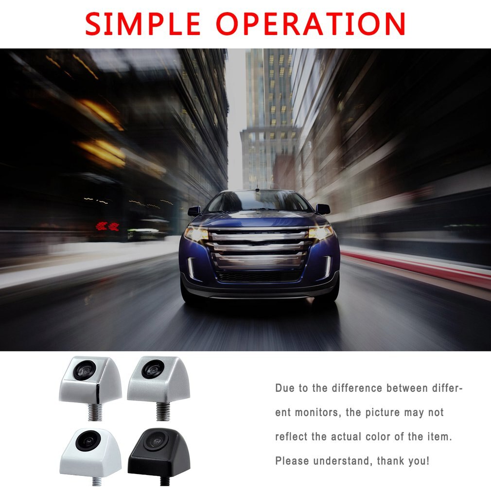 170 Degree Car Reversing Camera Long Screw Metal Car Reversing Camera Rear View Navigation Image Camera