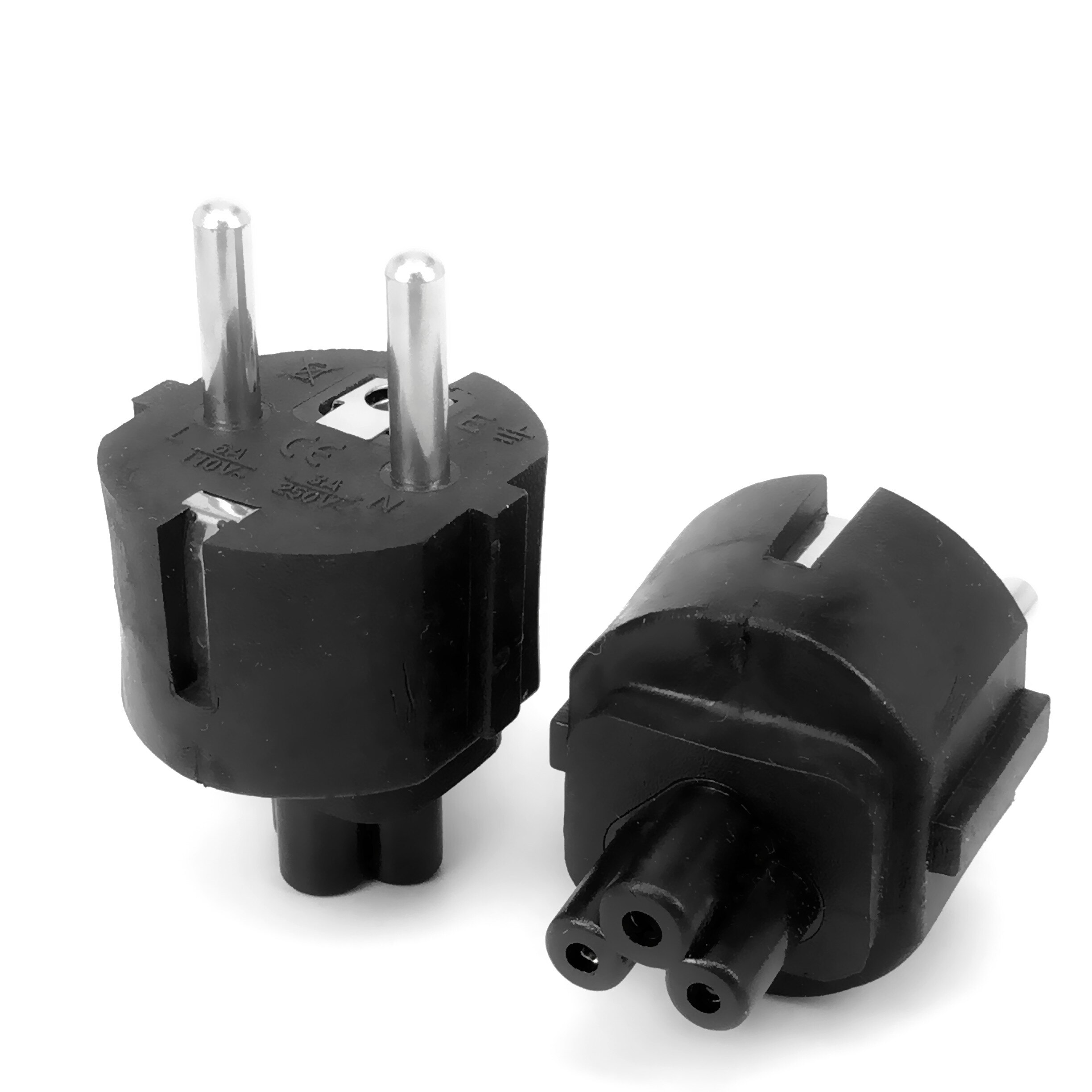Cee7-7 À Iec C5 Cordons D'alimentation, 10a-16a, 250v, H05vv-f 0.75mm Cee7-7 À Iec C5 Cordons D'alimentation, 10a-16a, 250v, H05vv-f 0.75mm