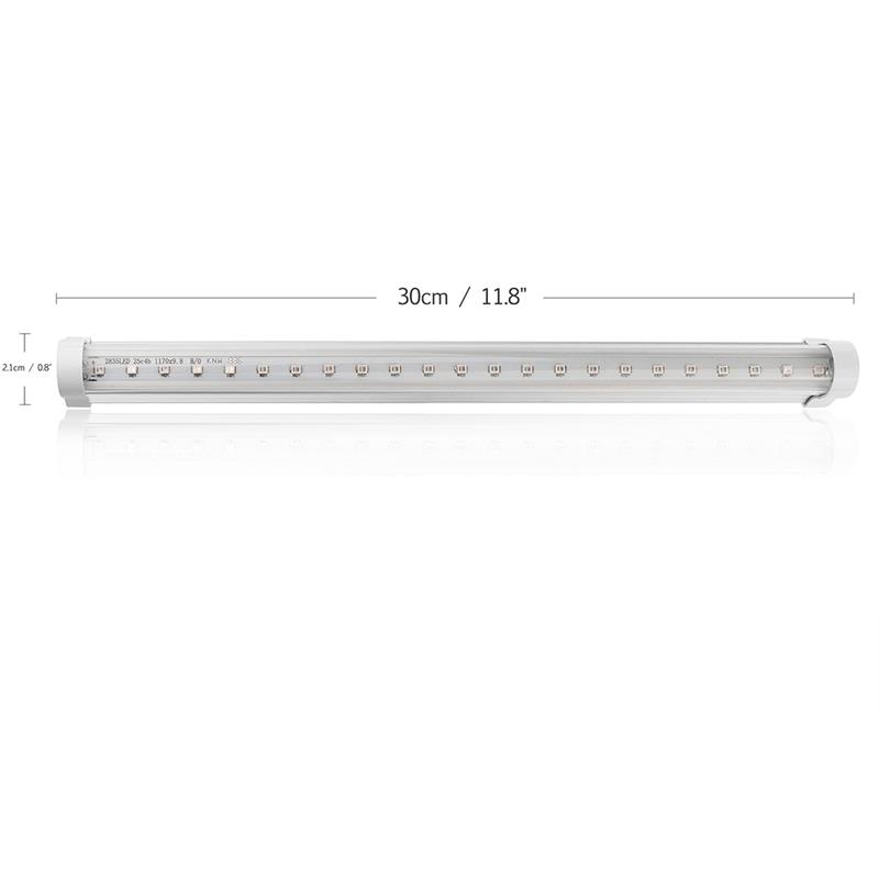 30cm LED Germicidal Ultraviolet Lamp UV Light Bar Sterilamp Fresh Air 2835SMD For Bathroom Kitchen Toilet Bedroom AC 85-265V