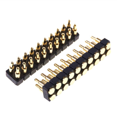 2.54mm Pitch Patch Spring Thimble Pogo Pin 2 3 4 5 6 7 Pin Height 7.0mm: 20Pin