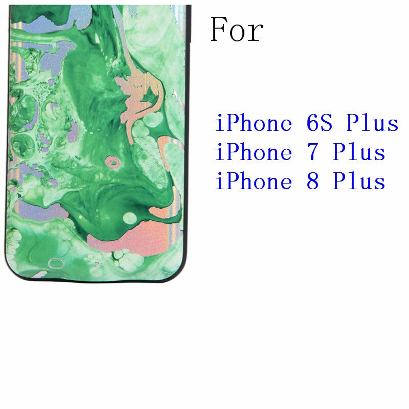 Smart External Battery Charger Case For iPhone 11 Pro X XR XS Max marble Power Bank charging case for iPhone 6S 7 8 Plus SE: 5.5-TYLXB