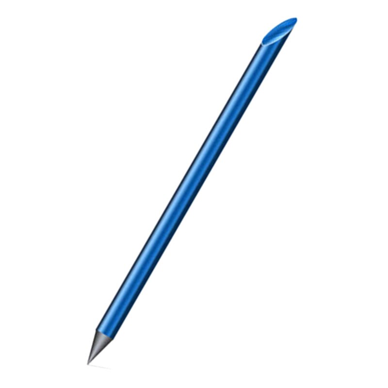 ¡Novedad! Pluma de Metal sin tinta, pluma de lujo para , bolígrafo sin tinta, bolígrafos Beta, papelería, oficina, escuela: Blue