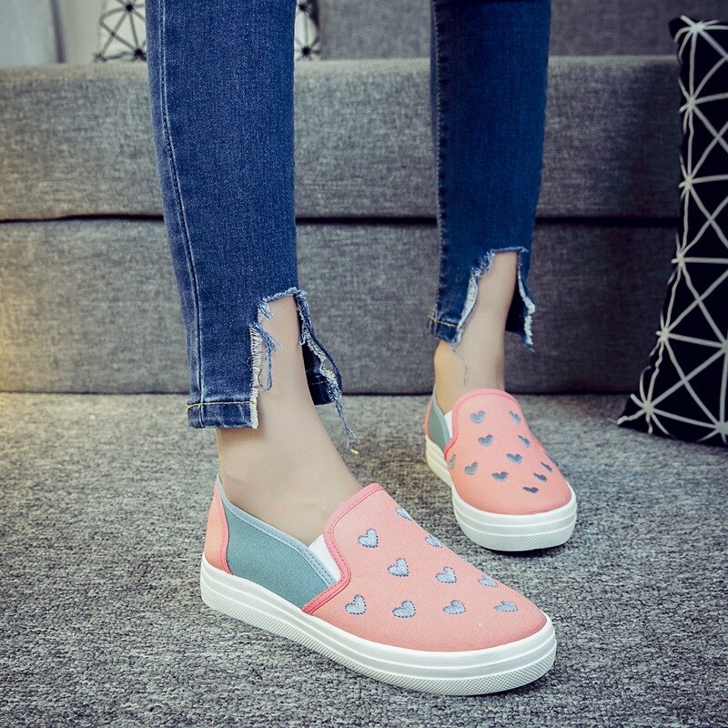 Damesschoenen in grote maten, loafers, platte schoenen, wandelschoenen, lenteschoenen, instappers, platte schoenen voor dames, zomerschoenen, comfortabele damesschoenen: Roze / 8