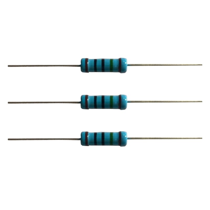 10 stuks 2w metaalfilmweerstanden kleurringweerstand 1r ~ 1m 150k u1je