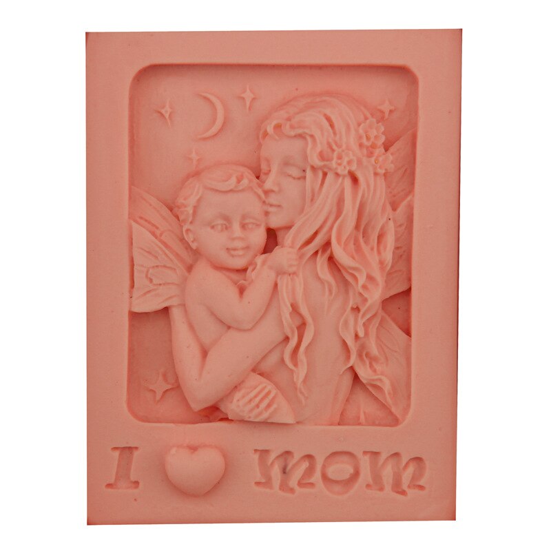 Baby mor silikone sæbe forme baby sæbe elsker mor håndværk kunst silikone sæbe form håndværk forme kunst silikone sæbe håndværk forme diy