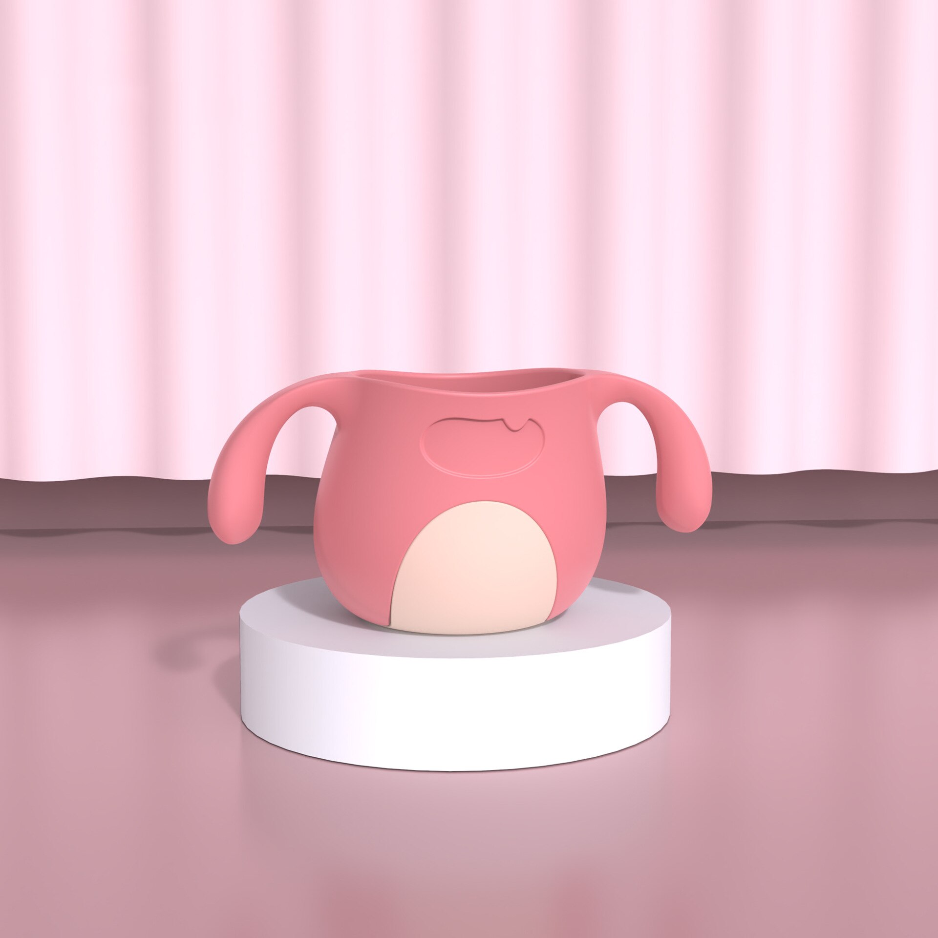 Gobelet épais anti-chute pour bébés et enfants, biberons, tasse d&#39;alimentation, d&#39;apprentissage pour bébés, anti-fuite, anti-chute: Red