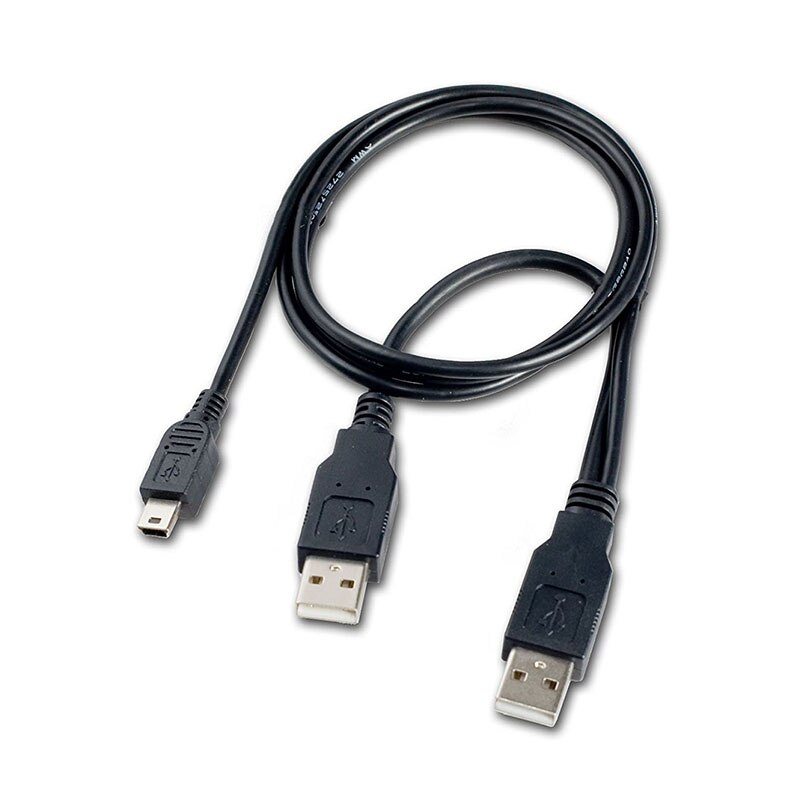 USB Dual 2,0 tipo A Mini USB de 5 pines tipo B x1 Y Cable de alimentación Y datos: Default Title