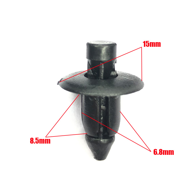 20/50 Stuks Universele Auto Kuip Klinknagel Instelling Panel Fastener Clips 6 Mm 7 Mm 8 Mm Plastic push Pin Fastener