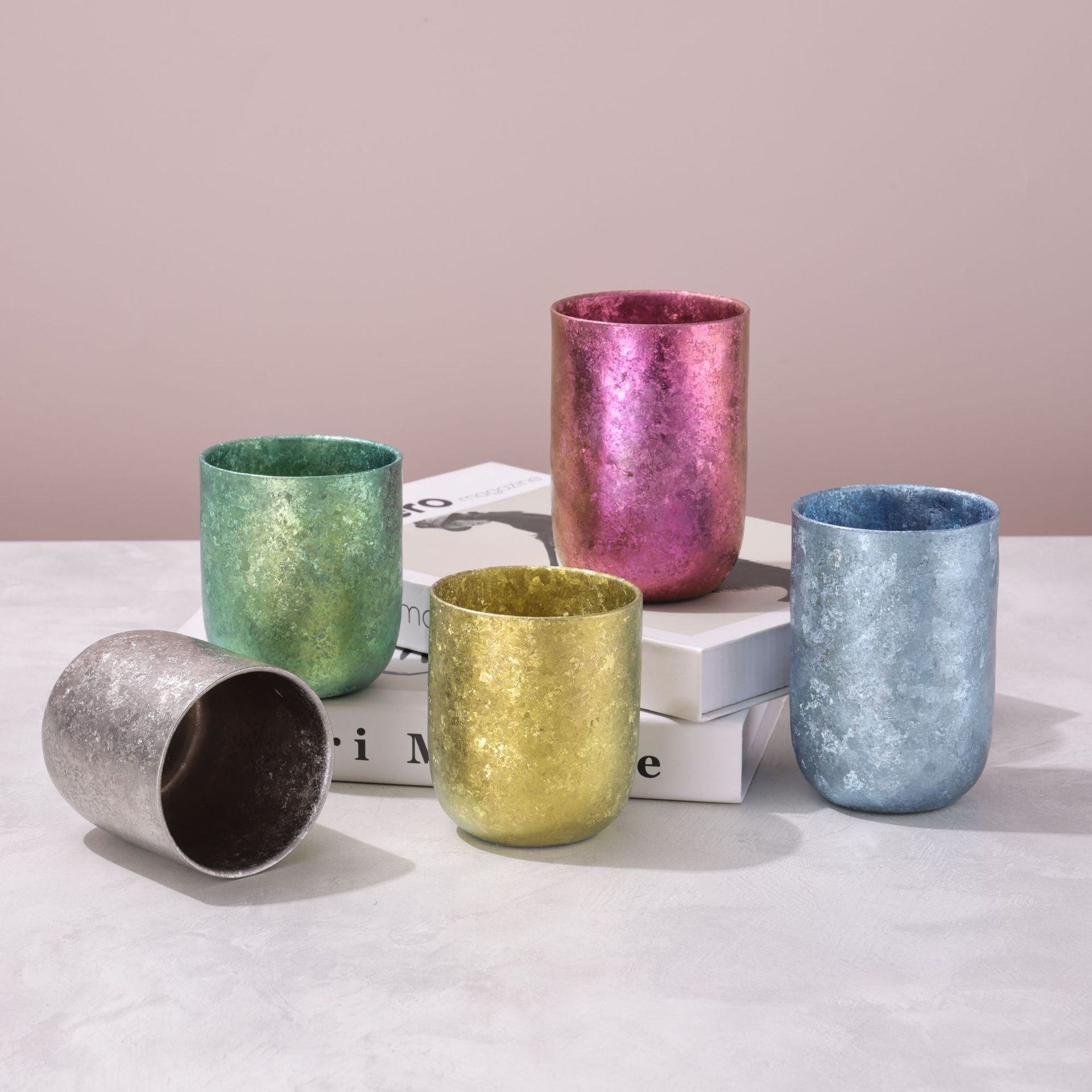 Taza de cáscara de huevo de 260/360ML, titanio puro de doble capa, aislamiento térmico, antiescaldaduras, antibacteriano y moho, taza en forma de U para el hogar