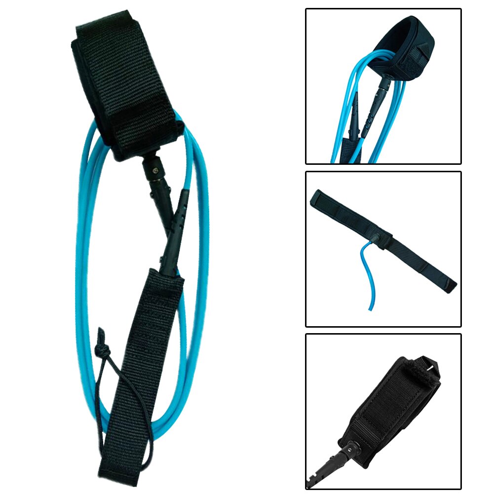 6FT Paddle Leash Surf Leash Surfboard Leash Glad Steel Swivel Been Paddle board Leash