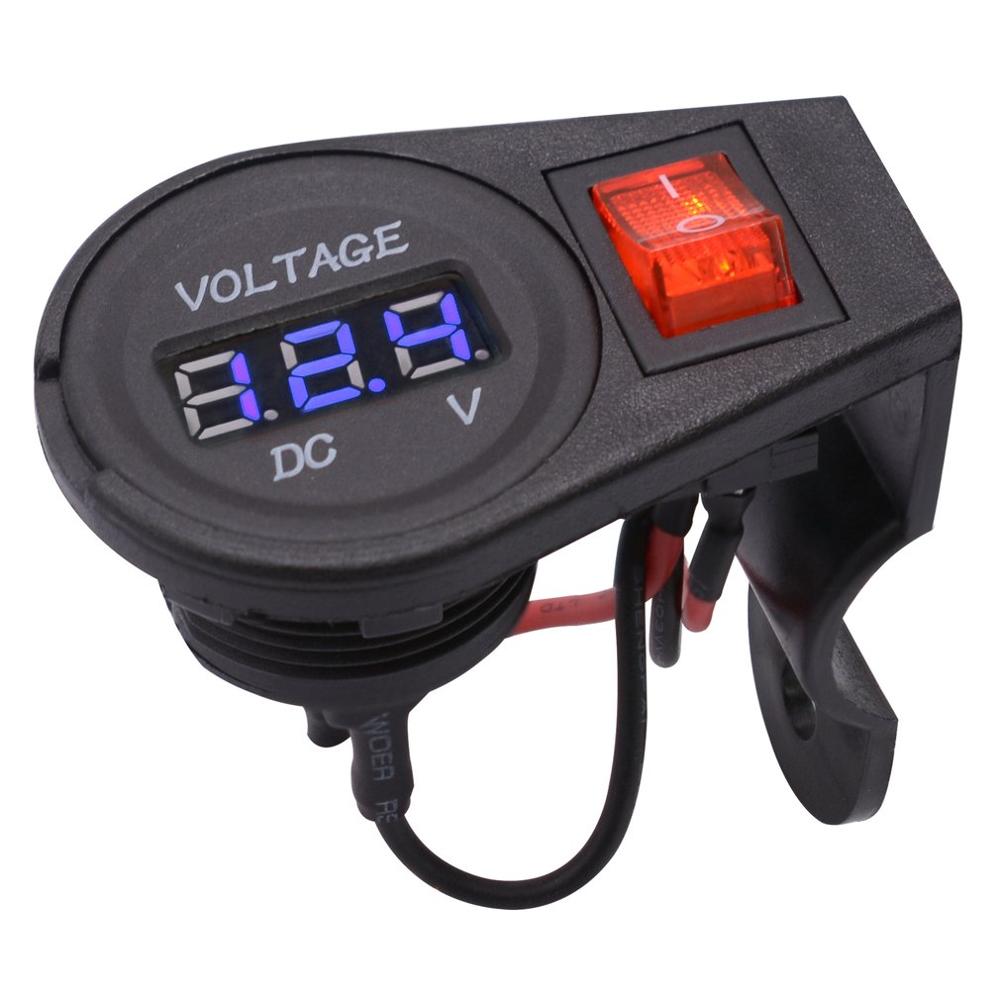 CS-156A1 Auto Ampèremeter Voltmeter Voltage Current Meter Gauge Tester Digitale Auto Testen Voor Auto