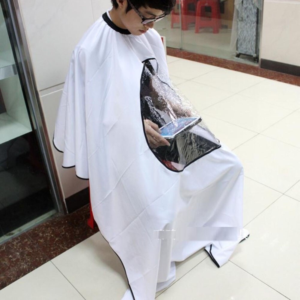 Hairdressing Cape Hair Salon Haircut Gown Cape with Visible Window Hair Dressing Wrap Apron Barber Shop Supplies