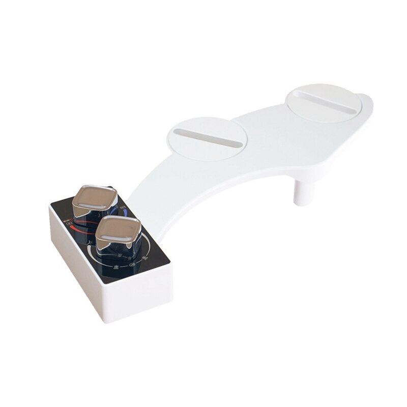 Bidet Wc Attachment Met Dual Nozzle, Verstelbare Waterdruk Verse Water Spray Voor Sanitaire En Vrouwelijk Wassen