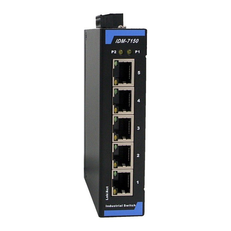Industrial Grade Ethernet Switch 5 Port 8 Port 9 port Industrial Switch 12V24V Guide Switch IDM-7180 IDM-7150