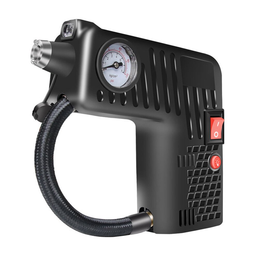 Car Universal  Portable Air Compressor Multifunctional Mini Black Air Pump Electric Tire
