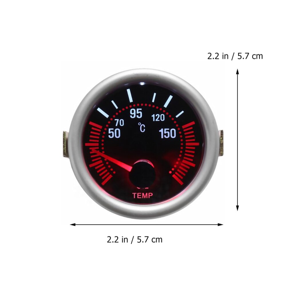1pc 2V Oil Temperature Gauge 52mm Auto Car Oil Temp Gauge Oil Temp Tester