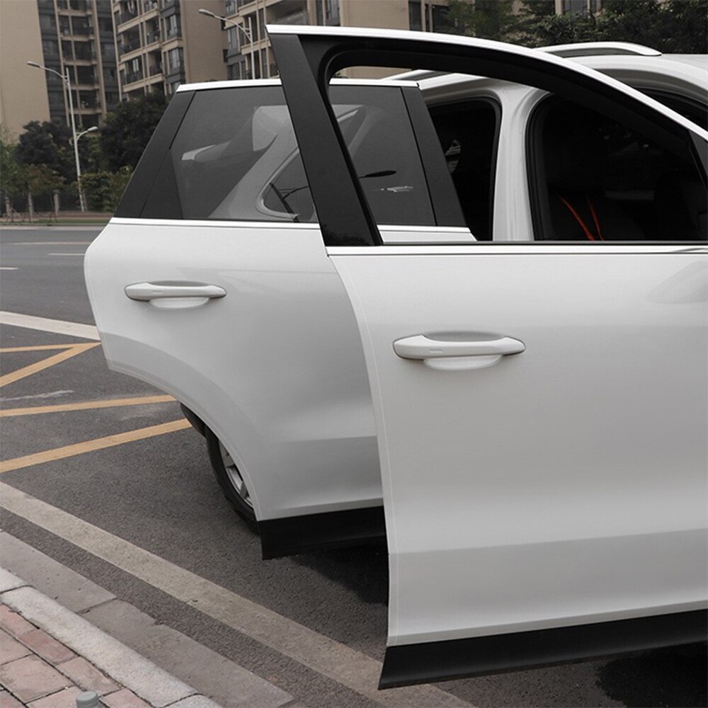 Auto bumper sticker krasbestendige dorpel volledige auto carrosserie vinyl auto deur stickers multifunctionele beschermstrip auto stickers